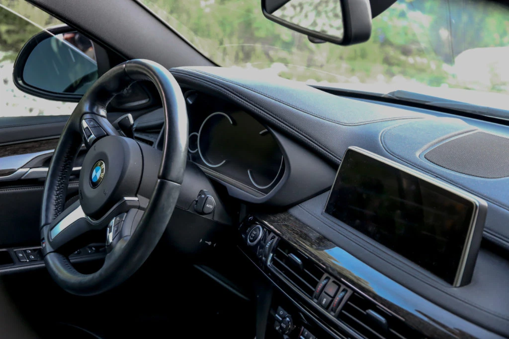 The iDrive infotainment system in BMW