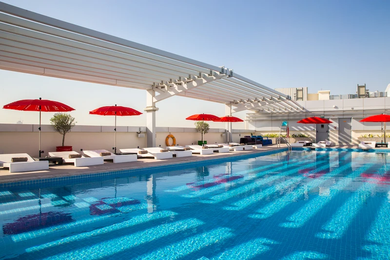 Park Inn by Radisson Swimming Pool Day 1