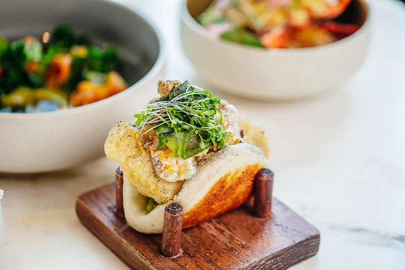 4. BB Social - Sakana Bao with Tempura Butter Fish