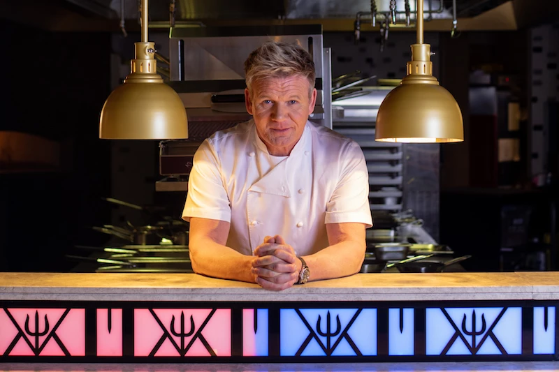 Caesars Palace Bluewaters Dubai - Hell's Kitchen Gordon Ramsay Portrait