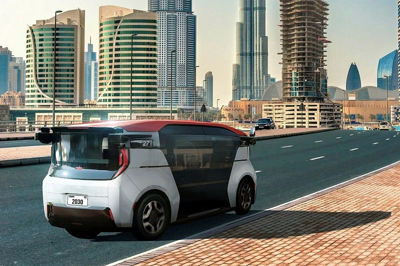driverless taxi in dubai