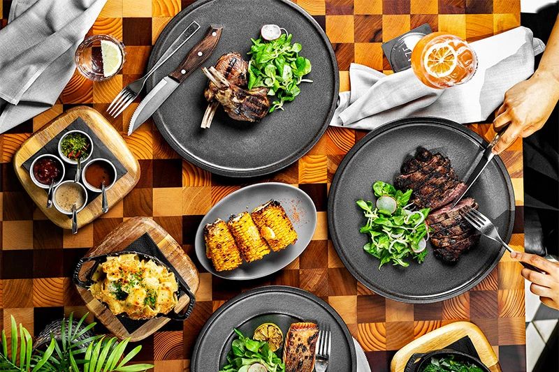 graze steak brunch