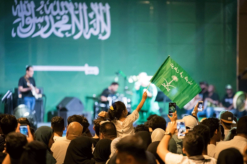saudi-national-day-fireworks in Dubai